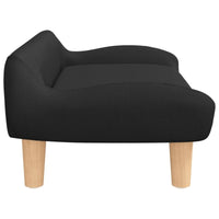 Hundebett Schwarz 70X40X24 Cm Stoff-B&B Shop - 2000 Stockerau