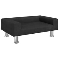 Hundebett Schwarz 70X45X26,5 Cm Samt-B&B Shop - 2000 Stockerau