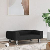Hundebett Schwarz 70X45X26,5 Cm Samt-B&B Shop - 2000 Stockerau