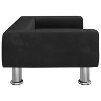 Hundebett Schwarz 70X45X26,5 Cm Samt-B&B Shop - 2000 Stockerau