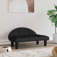 Hundebett Schwarz 70X52X30 Cm Samt-B&B Shop - 2000 Stockerau