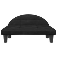 Hundebett Schwarz 70X52X30 Cm Samt-B&B Shop - 2000 Stockerau