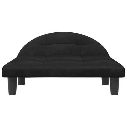 Hundebett Schwarz 70X52X30 Cm Samt-B&B Shop - 2000 Stockerau
