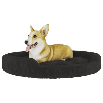 Hundebett Schwarz 70X55X23 Cm Plüsch 70 x 55 x 23 cm-B&B Shop - 2000 Stockerau