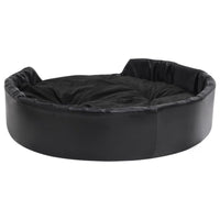 Hundebett Schwarz 99X89X21 Cm Plüsch Und Kunstleder 99 x 89 x 21 cm-B&B Shop - 2000 Stockerau