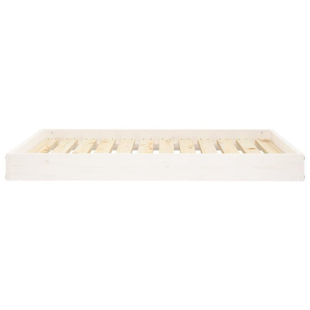Hundebett Weiß 101,5X74X9 Cm Massivholz Kiefer-B&B Shop - 2000 Stockerau