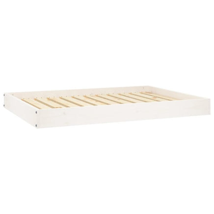 Hundebett Weiß 101,5X74X9 Cm Massivholz Kiefer-B&B Shop - 2000 Stockerau