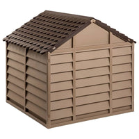 Hundehütte Braun 86X84X82 Cm Polypropylen-B&B Shop - 2000 Stockerau