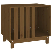 Hundehütte Honigbraun 70X50X62 Cm Massivholz Kiefer-B&B Shop - 2000 Stockerau