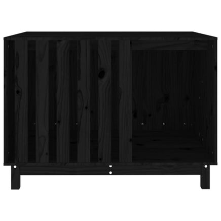 Hundehütte Schwarz 100X70X72 Cm Massivholz Kiefer-B&B Shop - 2000 Stockerau