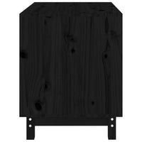 Hundehütte Schwarz 70X50X62 Cm Massivholz Kiefer-B&B Shop - 2000 Stockerau