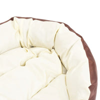 Hundekissen Wendbar Und Waschbar Braun Und Creme 110X80X23 Cm 110 x 80 x 23 cm-B&B Shop - 2000 Stockerau