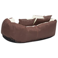 Hundekissen Wendbar Und Waschbar Braun Und Creme 65X50X20 Cm-B&B Shop - 2000 Stockerau