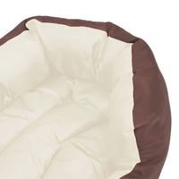 Hundekissen Wendbar Und Waschbar Braun Und Creme 65X50X20 Cm-B&B Shop - 2000 Stockerau