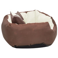 Hundekissen Wendbar Und Waschbar Braun Und Creme 65X50X20 Cm-B&B Shop - 2000 Stockerau