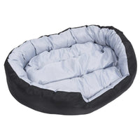 Hundekissen Wendbar Und Waschbar Grau Und Schwarz 110X80X23 Cm-B&B Shop - 2000 Stockerau