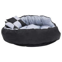 Hundekissen Wendbar Und Waschbar Grau Und Schwarz 110X80X23 Cm-B&B Shop - 2000 Stockerau