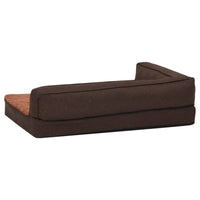 Hundematratze Ergonomisch 75X53 Cm Leinenoptik Fleece Braun-B&B Shop - 2000 Stockerau