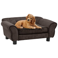 Hundesofa Braun 72X45X30 Cm Plüsch-B&B Shop - 2000 Stockerau