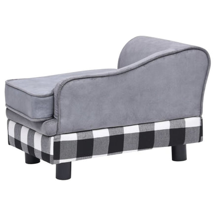 Hundesofa Grau 57X34X36 Cm Plüsch-B&B Shop - 2000 Stockerau