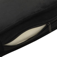 Hundesofa Schwarz 81X43X31 Cm Plüsch Und Kunstleder-B&B Shop - 2000 Stockerau