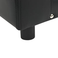 Hundesofa Schwarz 81X43X31 Cm Plüsch Und Kunstleder-B&B Shop - 2000 Stockerau
