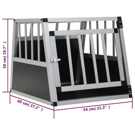 Hundetransportbox Mit Einzeltür 54 X 69 X 50 Cm-B&B Shop - 2000 Stockerau