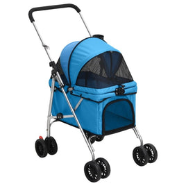 Hundewagen Faltbar Blau 76X50X100 Cm Oxford-Gewebe-B&B Shop - 2000 Stockerau
