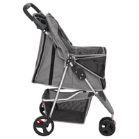 Hundewagen Faltbar Grau 80X46X98 Cm Oxford-Gewebe-B&B Shop - 2000 Stockerau