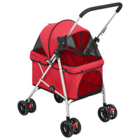 Hundewagen Faltbar Rot 76X50X100 Cm Oxford-Gewebe-B&B Shop - 2000 Stockerau
