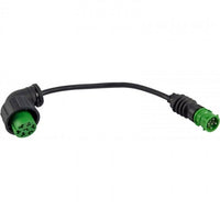 Aspöck Adapter von 5.pol. - 7.pol., gelb oder grün, Verbinder
