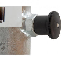 Stützrad mit hydraulischer Pumpvorrichtung, Ø 60 mm, Stützlast 600 kg
