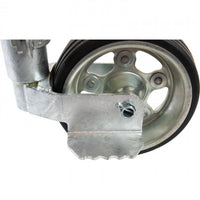 Stützrad mit hydraulischer Pumpvorrichtung, Ø 60 mm, Stützlast 600 kg