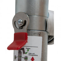Stützrad mit hydraulischer Pumpvorrichtung, Ø 60 mm, Stützlast 600 kg