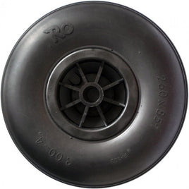 PU-Rad für Bootsanhänger, 260 x 85 mm, Kunststoff, Bootsanhänger