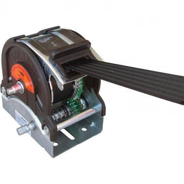 Handseilwinde, TS800, 800 kg, Band 8 m, schwarz,  Bootsseilwinde