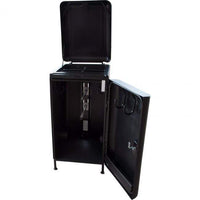 Mobiler Sattelschrank, 1155x560x750 mm, schwarz, Pferdeanhänger, Pferdezubehör B&B Shop - 2000 Stockerau