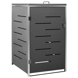 Mülltonnenbox Mülltonnenbox für 1 Tonne 69x77,5x112,5 cm Edelstahl, verschließbar, erweiterbar bis 4 Stk-B&B Shop - 2000 Stockerau