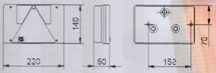 RADEX - Mehrkammerleuchte, Heckleuchte, links oder rechts B&B Shop - 2000 Stockerau