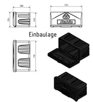 STABILO Slick Box 500-4, grün, Staubox, Werkzeugkiste, verschieden Farben B&B Shop - 2000 Stockerau