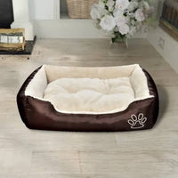 Warmes Hundebett Mit Polsterkissen Xl Beige-B&B Shop - 2000 Stockerau