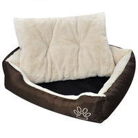 Warmes Hundebett Mit Polsterkissen Xl Beige-B&B Shop - 2000 Stockerau