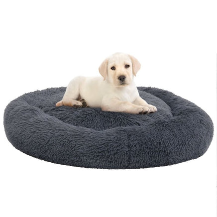 Waschbares Hunde- & Katzenkissen Dunkelgrau 90X90X16 Cm Plüsch 90 x 90 x 16 cm-B&B Shop - 2000 Stockerau