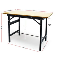 Werkbank Arbeitstisch Klappbar max.150kg Werktisch, 100x60cm-B&B Shop - 2000 Stockerau