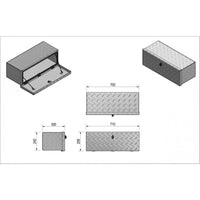 WERKZEUGKISTE Aluminium Typ OV, Anhängerbox B&B Shop - 2000 Stockerau